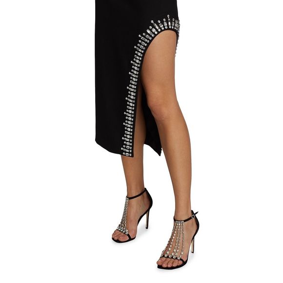 Cinq à Sept Sammy Embellished Strapless Midi-Dress - Picture 5 of 11